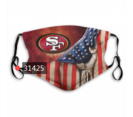 NFL 2020 San Francisco 49ers 161 Dust mask with filter